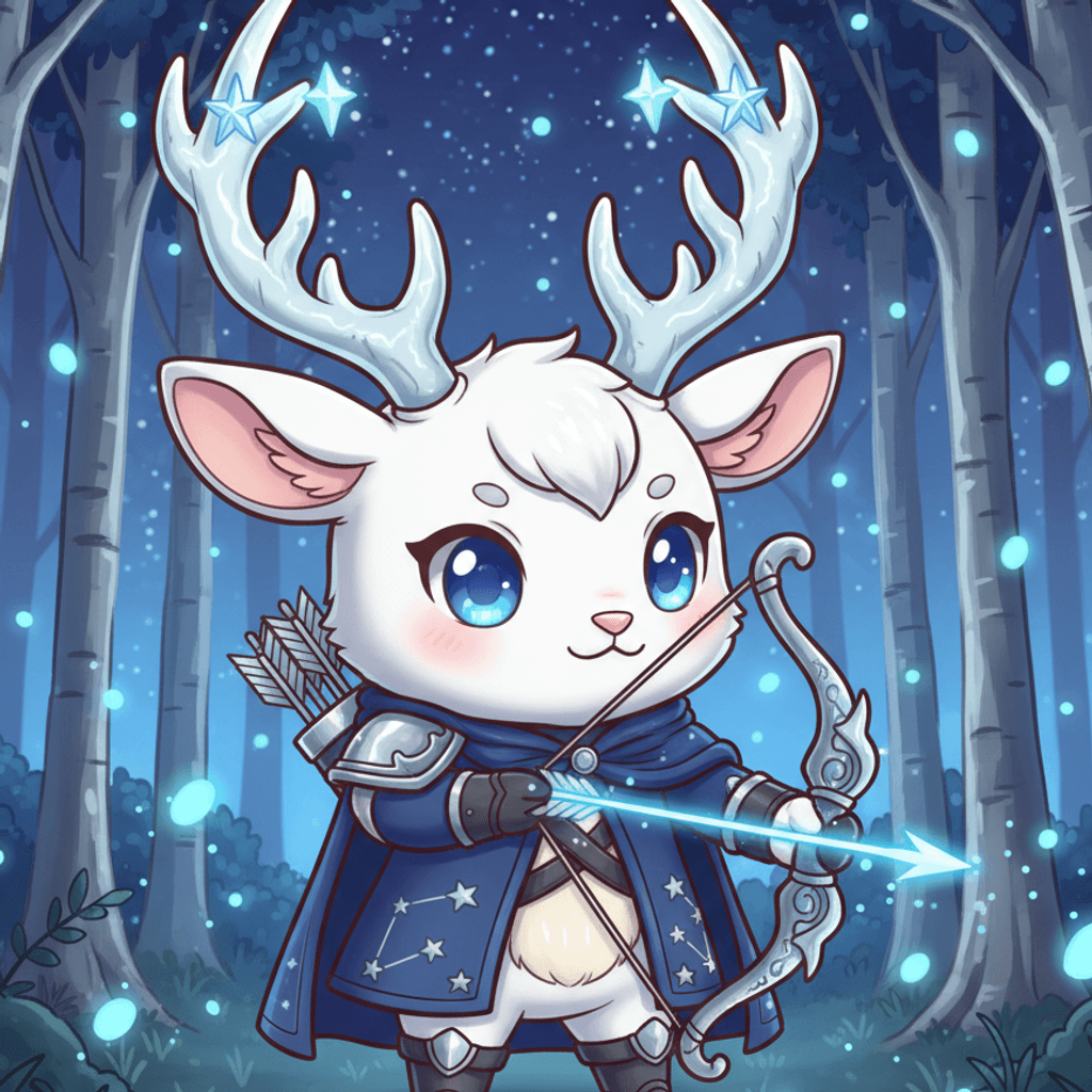 🦌 황금 사슴 — 궁수 전용, 민첩+매력 부스트